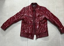 Daniele Alessandrini Homme Giacca Borgogna Lucida Taglia 52 (L) - Designer Italiano