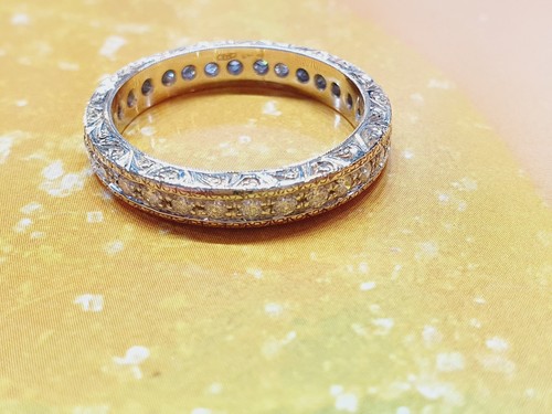 Anello eternity oro - e, diamanti