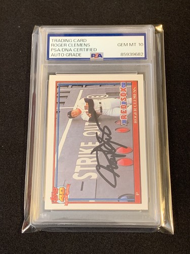 Carta baseball roger clemens - roger,
