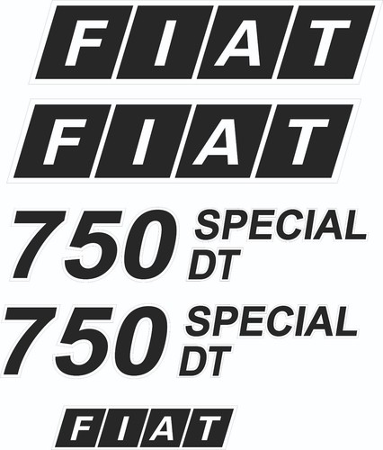 Adesivi fiat 750 - 750, special
