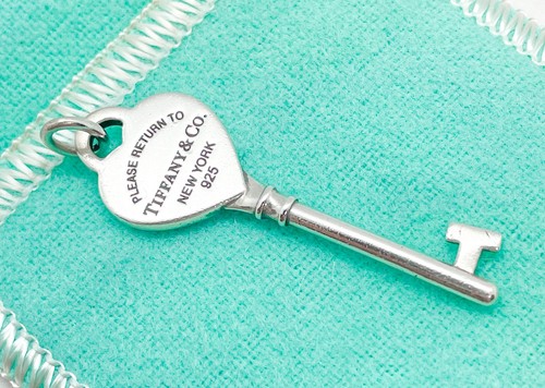 Ciondolo chiave cuore tiffany - ciondolo,