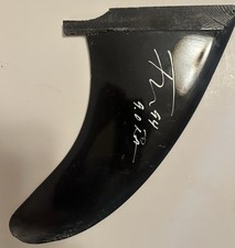 Pinna per tavola da surf in fibra di vetro made in California nera 9" pinna singola