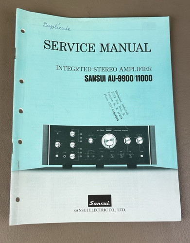 Sansui 9900 11000 - sansui, au-9900