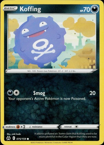 Koffing crz swsh crown zenith - koffing,