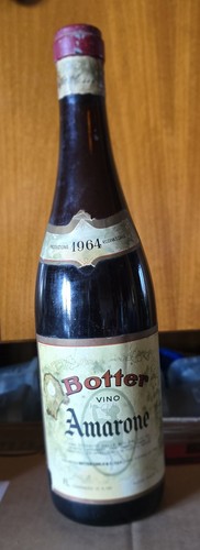 Bottiglia amarone botter 1964 - amarone,