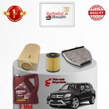 KIT TAGLIANDO FILTRI E OLIO MERCEDES CLASSE GLK 220 CDI X204 125KW 2009 ->