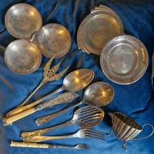 Joblot Of Vintage Silver plate