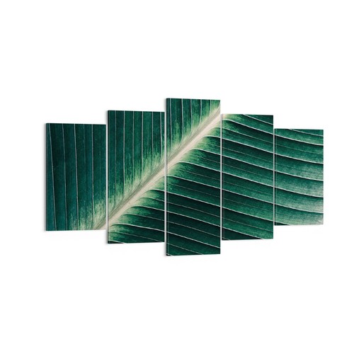 Quadro tela 160x85cm verde - su,