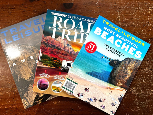 Travel magazine bundle road - bundle,