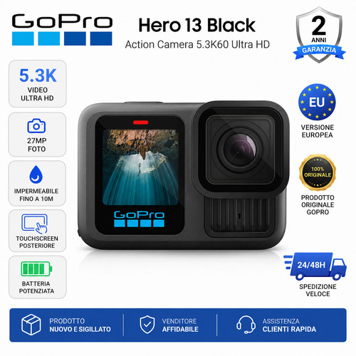 Gopro hero13 black action - gopro,