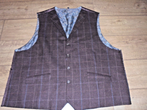 Gilet jacamo marrone quadri - jacamo,