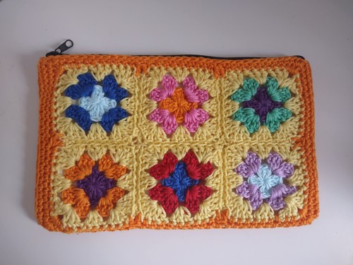 Pochette uncinetto colorata