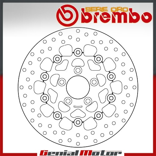 Disco freno flot brembo - disco,