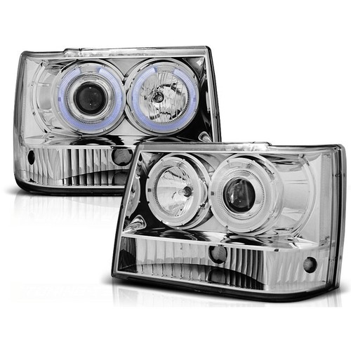 Fari led angel eyes per - angel, jeep