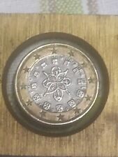 Moneta rara da 1 Euro Portogallo  2002. BB. KM#746