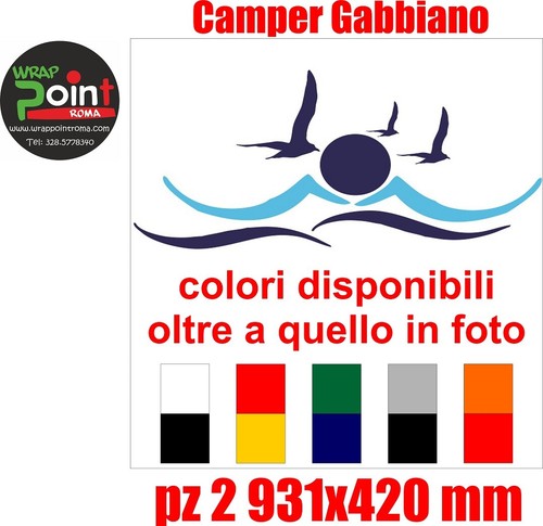 Kit adesivi per camper holiday - kit,