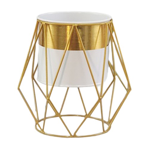 Vaso metallo semplice - in,