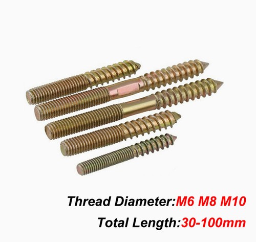M10 acciaio legno - m6, su