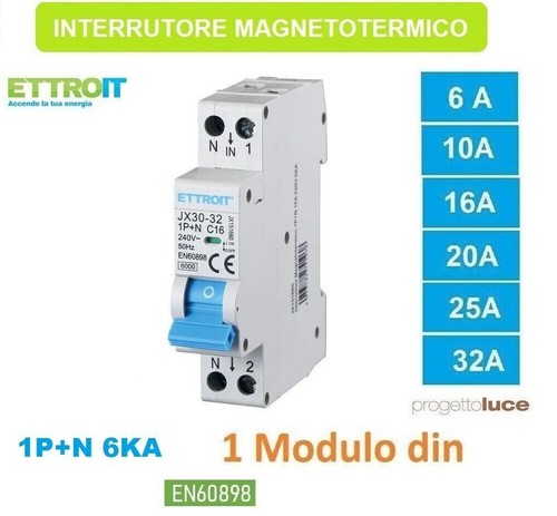Interruttore magnetotermico - interruttore,