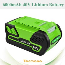 6.0Ah 40V Li-ion Batteria per