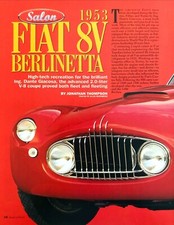1953 Fiat 8V Berlinetta 1996