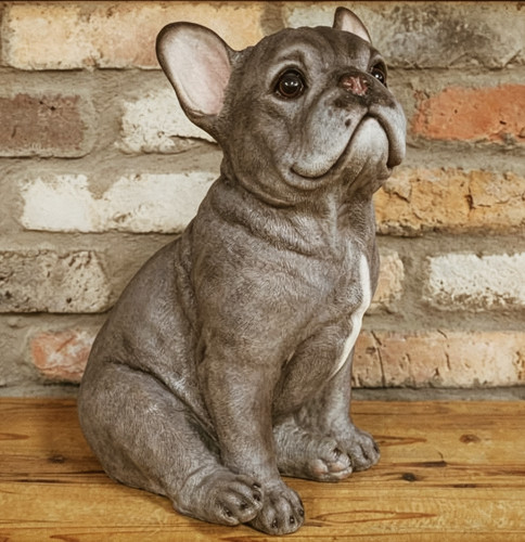 Large french bulldog figurine - large,