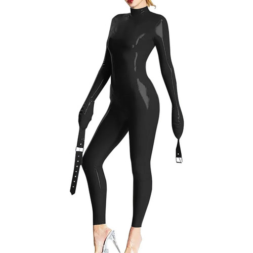 Tuta bondage pelle pvc - bondage,