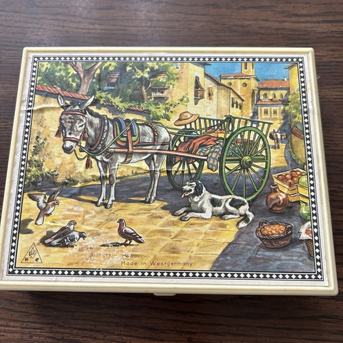Puzzle blocco quadri legno