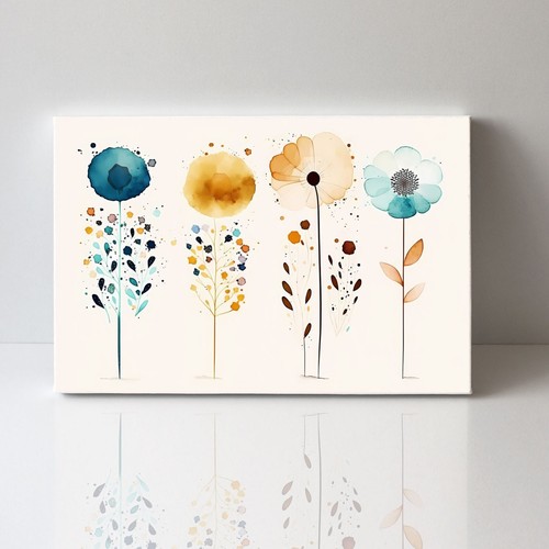 Quadro moderno con fiori - quadro,