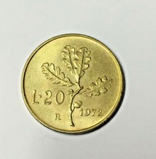 ITALIA REPUBBLICA 20 LIRE 1972