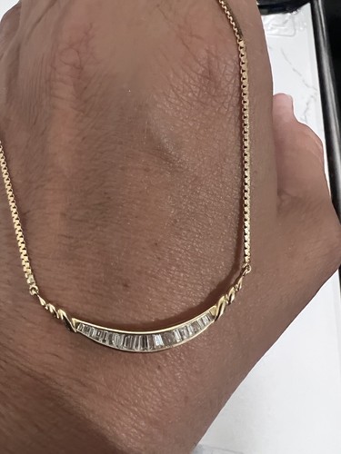 Collana carati con diamante - collana, 18