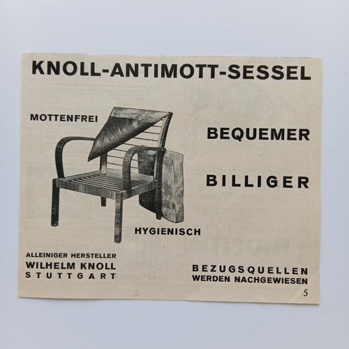 1930 knoll antimott poltrona - 1930,