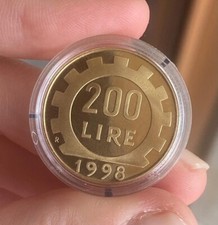 COPPIA DA 2 E 200 LIRE 1998