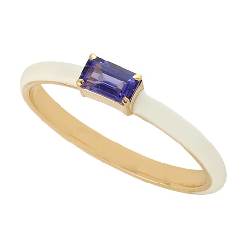Anello tanzanite smalto - tanzanite,