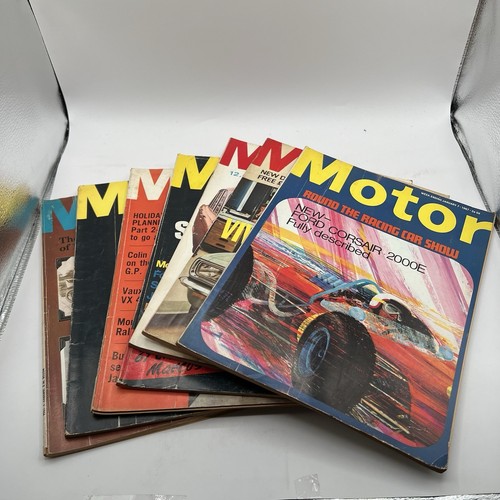 Motor magazines 1966 1967 lot - motor,