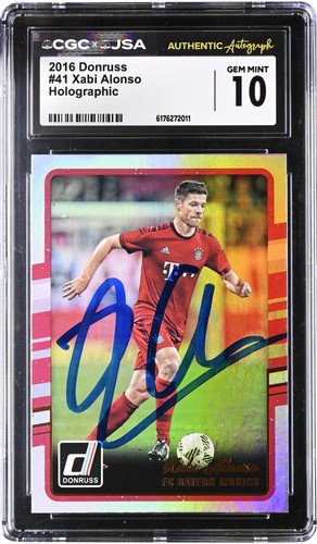 Carta xabi alonso autografata - carta,