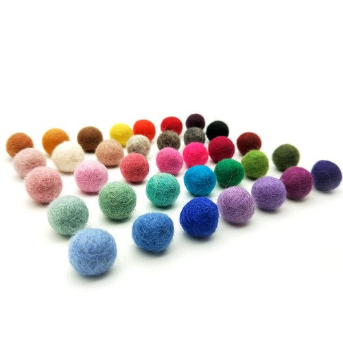 Pezzi pompon pelliccia - 10,