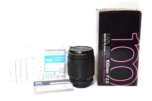Obiettivo manuale zeiss contax - manuale,