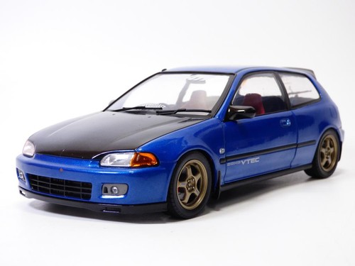 Honda civic eg6 works - works, bleu