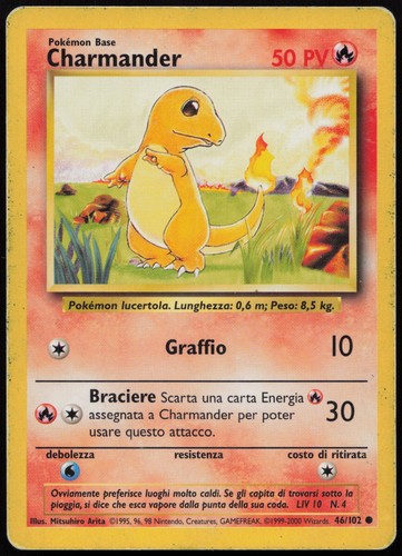 Pokemon tcg charmander 102 - pokemon, 46/102