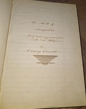 Libro Manoscritto Antico Meta 800 .
