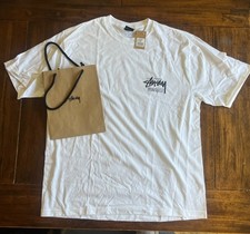 T-shirt Stussy Large bianca