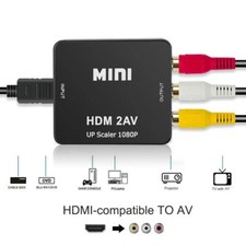HDMI2AV Mini Convertitore HDMI ad AV Adattatore HDMI a RCA 1080P HD Video Audio