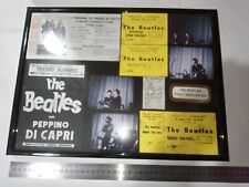 cornice RISTAMPA RECENTI NO 1965 Beatles ITALY Roma Giugno Teatro Adriano Tour