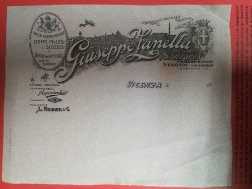 Documento sartoria vicenza - sartoria,
