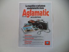 advertising Pubblicità 1972 AGFA AGFAMATIC 100