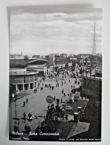 Cartolina vintage milano fiera - vintage,