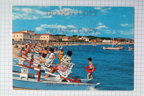 Cartolina fano spiaggia - spiaggia,