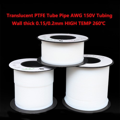 Tubo ptfe traslucido awg - ptfe,