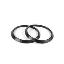 Coppia di 2 guarnizioni in gomma per cornice proiettore auto Fiat 500 d'epoca